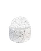Sillón de jardín Bloom blanco - 72 x 69 x 70 cm