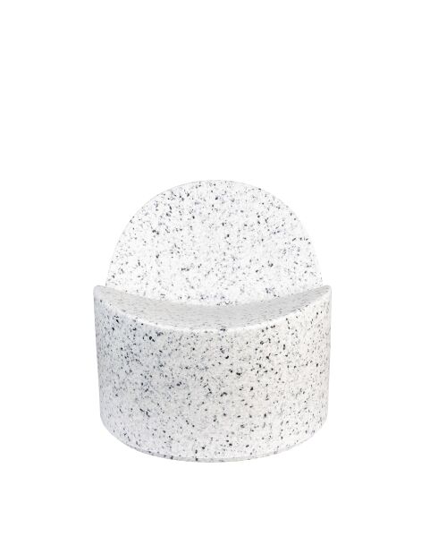 Sillón de jardín Bloom blanco - 72 x 69 x 70 cm