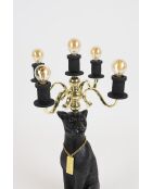 Lampadaire Proudly Crowned Panther noir - 37 x 37 x 62 cm