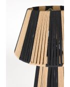 Lampe de table Stripe it up noire - 29 x 29 x 51 cm