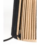 Lampe de table Stripe it up noire - 29 x 29 x 51 cm