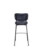 Taburete de bar Benson azul oscuro - 53,5 x 46 x 92 cm