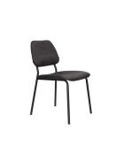 Silla Darby negra - 58 x 45 x 80 cm