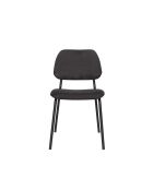 Silla Darby negra - 58 x 45 x 80 cm