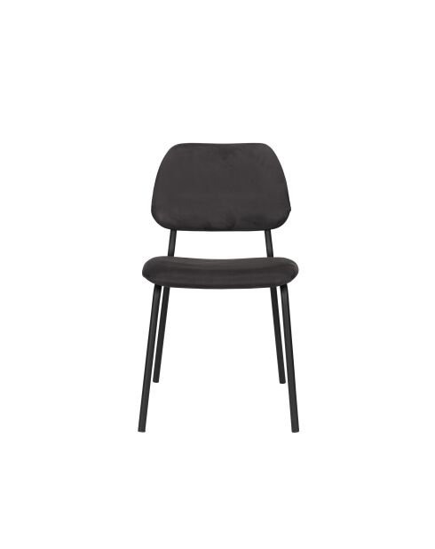 Silla Darby negra - 58 x 45 x 80 cm