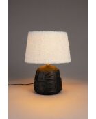 Lampe de table Renzo noire et blanche - 31 x 31 x 42 cm