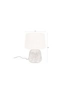 Lampe de table Renzo noire et blanche - 31 x 31 x 42 cm