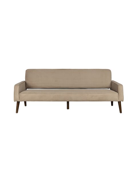 Sofá Preston beige de 2,5 plazas - 200 x 84 x 78 cm