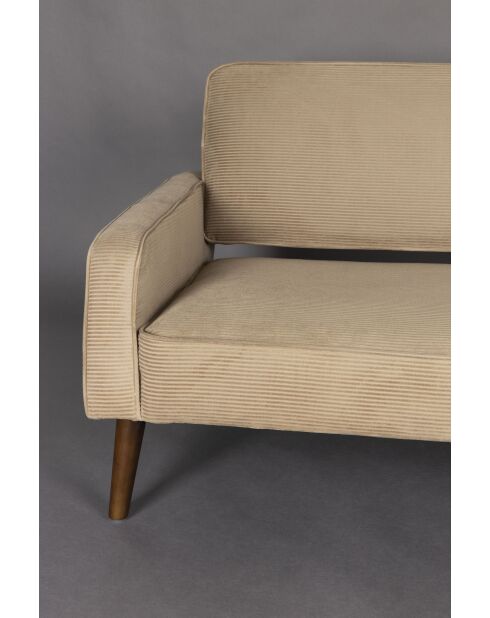 Sofá Preston beige de 2,5 plazas - 200 x 84 x 78 cm