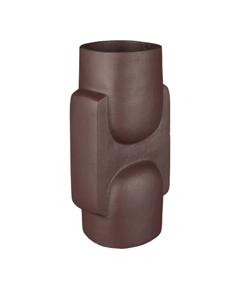 Vase Santos bordeaux - 13 x 10 x 25.5 cm