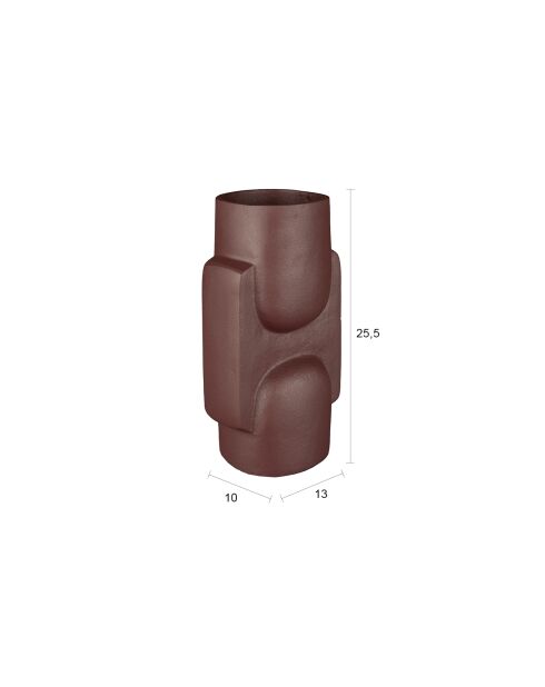 Santos Bordeauxvase - 13 x 10 x 25,5 cm