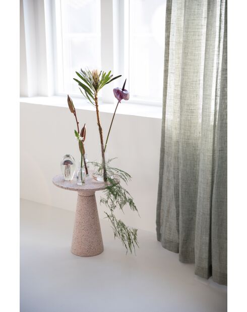 Mesa auxiliar Victoria rosa - 41 x 41 x 47 cm
