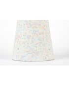 Mesa auxiliar multicolor reciclada Victoria - 40 x 40 x 45 cm