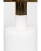 Mesa auxiliar Glam blanca - 36 x 36 x 51 cm