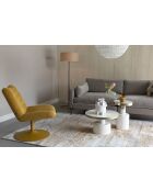 Mesa auxiliar Glam blanca - 36 x 36 x 51 cm