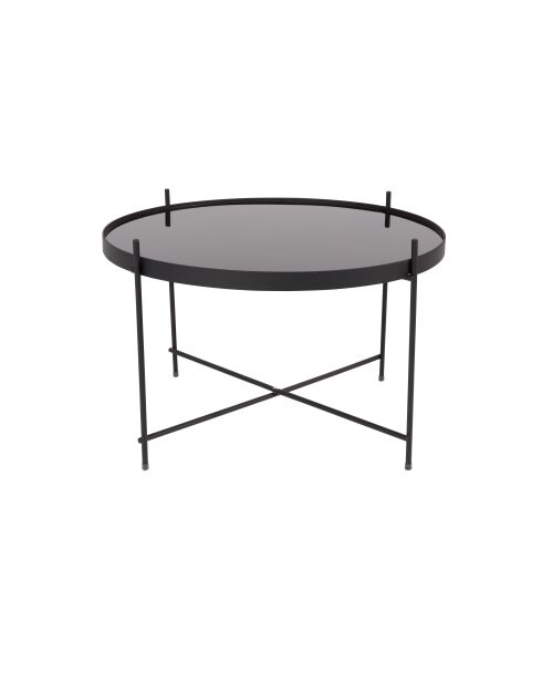 Mesa auxiliar negra Cupido - 62,5 x 62,5 x 40 cm
