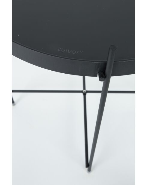 Mesa auxiliar negra Cupido - 62,5 x 62,5 x 40 cm