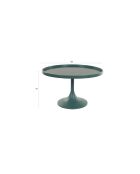 Table basse Jason bleue - 69 x 69 x 42 cm