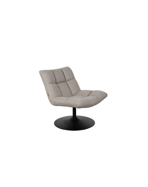 Sillón de bar gris claro - 66 x 78 cm