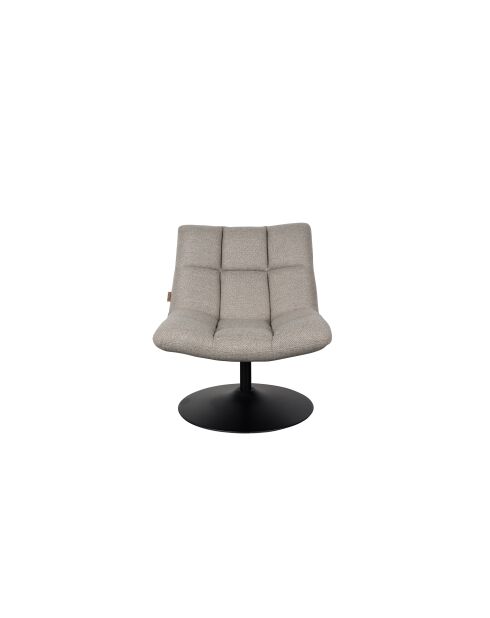 Sillón de bar gris claro - 66 x 78 cm