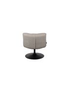 Sillón de bar gris claro - 66 x 78 cm