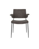 Sillón Portland gris - 57,5 x 49,5 x 81,5 cm