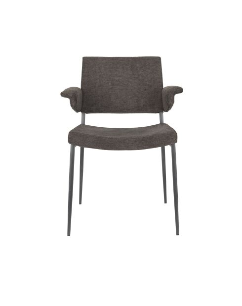 Sillón Portland gris - 57,5 x 49,5 x 81,5 cm