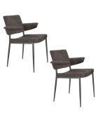 Sillón Portland gris - 57,5 x 49,5 x 81,5 cm
