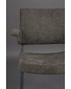 Sillón Portland gris - 57,5 x 49,5 x 81,5 cm