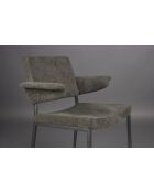 Sillón Portland gris - 57,5 x 49,5 x 81,5 cm