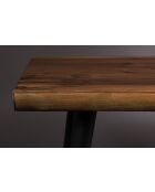 Panca Alagon marrone - 180 x 40 x 45 cm