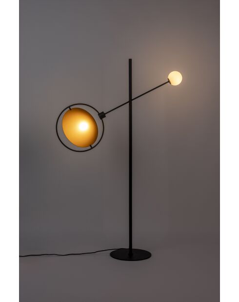 Lámpara de pie negra Sirius - 30 x 97 x 141 cm