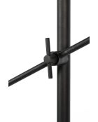 Lámpara de pie negra Sirius - 30 x 97 x 141 cm