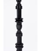 Lámpara de pie negra Totem - 46 x 46 x 148 cm