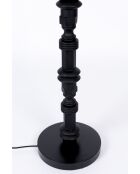Lámpara de pie negra Totem - 46 x 46 x 148 cm