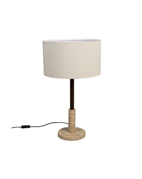 Lámpara de mesa Jackson beige - 35 x 35 x 61 cm
