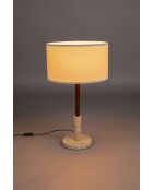 Lampe de table Jackson beige - 35 x 35 x 61 cm