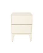 Mesita de noche June beige — 45 x 45 x 60 cm