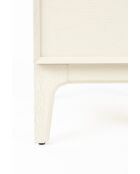 Mesita de noche June beige — 45 x 45 x 60 cm