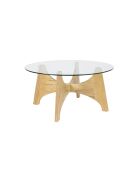 Mesita Kobe natural - 80 x 80 x 40 cm