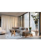 Mesita Kobe natural - 80 x 80 x 40 cm