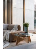 Mesita Kobe natural - 80 x 80 x 40 cm
