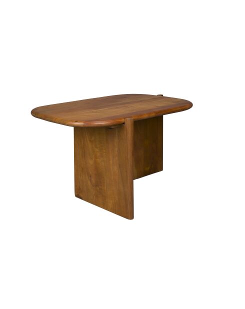 Bruine bijzettafel Feller - 75 x 50 x 35 cm