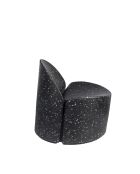 Sillón de jardín Bloom negro - 72 x 69 x 70 cm