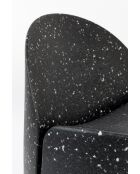 Sillón de jardín Bloom negro - 72 x 69 x 70 cm