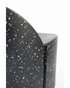 Sillón de jardín Bloom negro - 72 x 69 x 70 cm