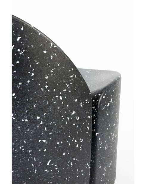 Sillón de jardín Bloom negro - 72 x 69 x 70 cm