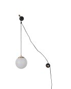 Lámpara de pared blanca Bulan - 31,5 x 63 x 76 cm