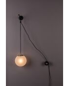 Lámpara de pared blanca Bulan - 31,5 x 63 x 76 cm