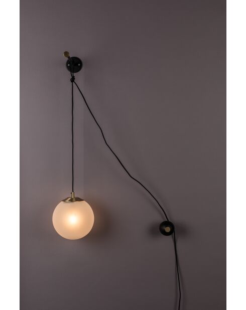 Lámpara de pared blanca Bulan - 31,5 x 63 x 76 cm